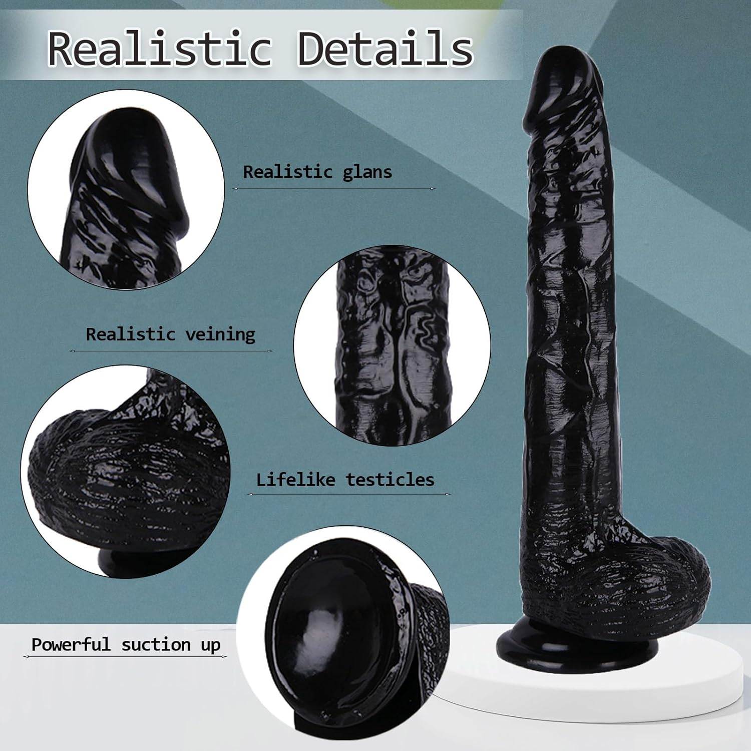 Veined Skin-Feel Dildo — view 3 of 13
