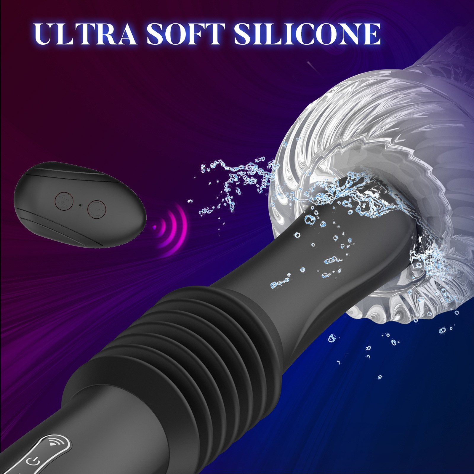 Thrusting Vibrating Dildo with Suction Base — view 6 of 7